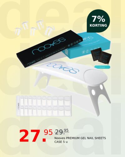 Nooves PREMIUM GEL NAIL SHEETS CASE 5 u