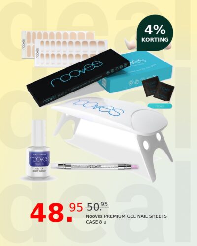 Nooves PREMIUM GEL NAIL SHEETS CASE 8 u