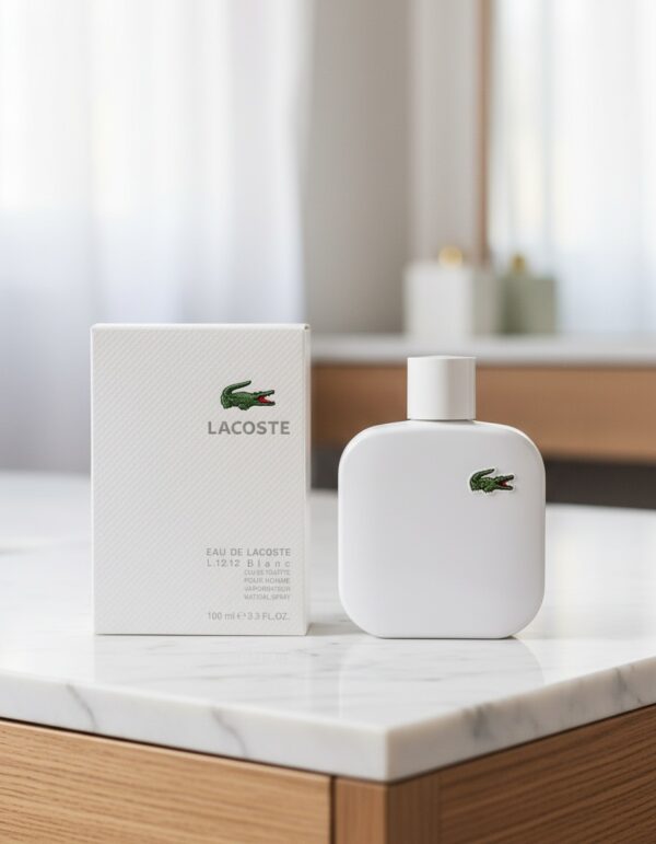EAU DE LACOSTE L.12.12 BLANC POUR HOMME eau de toilette spray 100 ml