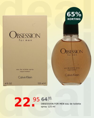 OBSESSION FOR MEN eau de toilette spray 125 ml