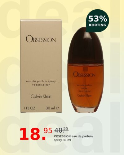 OBSESSION eau de parfum spray 30 ml