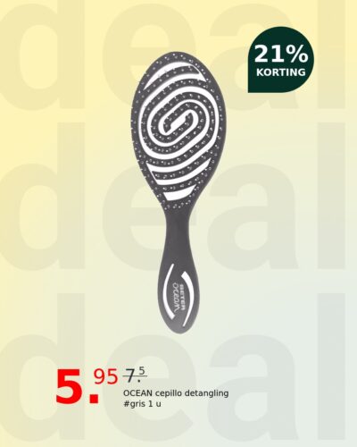 OCEAN cepillo detangling #gris 1 u