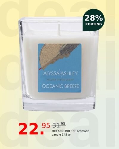 OCEANIC BREEZE aromatic candle 145 gr