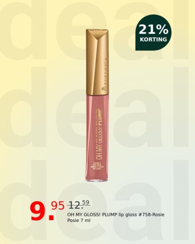 OH MY GLOSS! PLUMP lip gloss #758-Rosie Posie 7 ml