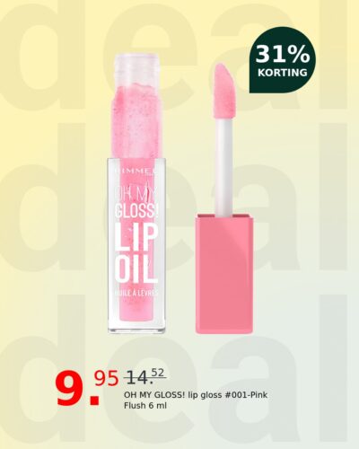OH MY GLOSS! lip gloss #001-Pink Flush 6 ml