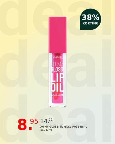 OH MY GLOSS! lip gloss #031-Berry Pink 6 ml
