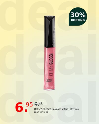 OH MY GLOSS! lip gloss #160 -stay my rose 22.6 gr