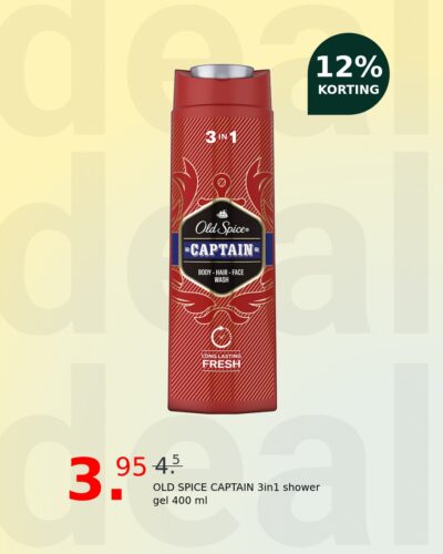 OLD SPICE CAPTAIN 3in1 shower gel 400 ml