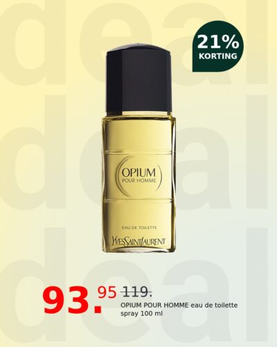 OPIUM POUR HOMME eau de toilette spray 100 ml