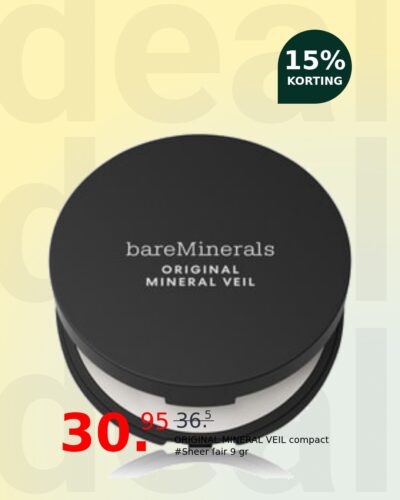 ORIGINAL MINERAL VEIL compact #Sheer fair 9 gr