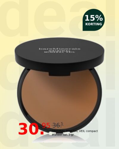 ORIGINAL MINERAL VEIL compact #Sheer tan 9 gr