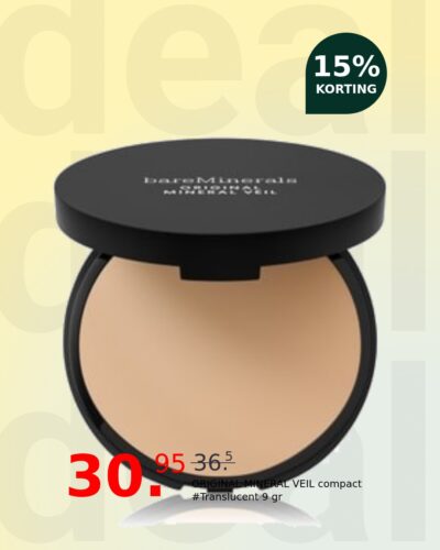 ORIGINAL MINERAL VEIL compact #Translucent 9 gr