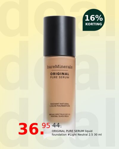 ORIGINAL PURE SERUM liquid foundation #Light Neutral 2.5 30 ml