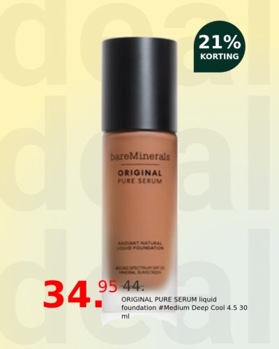 ORIGINAL PURE SERUM liquid foundation #Medium Deep Cool 4.5 30 ml