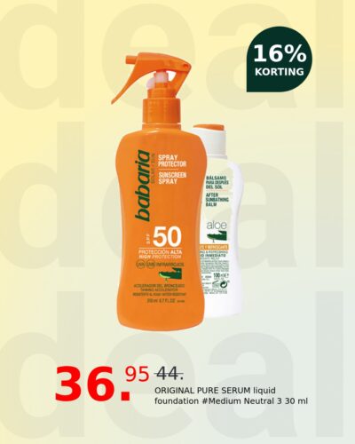 ORIGINAL PURE SERUM liquid foundation #Medium Neutral 3 30 ml