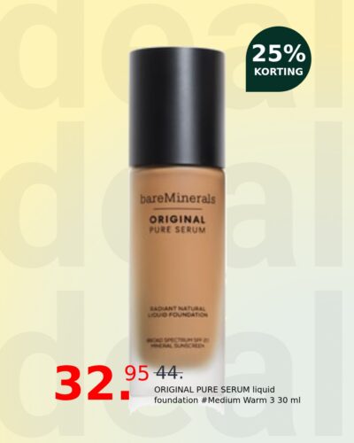 ORIGINAL PURE SERUM liquid foundation #Medium Warm 3 30 ml