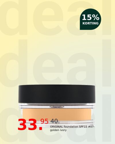 ORIGINAL foundation SPF15 #07-golden ivory