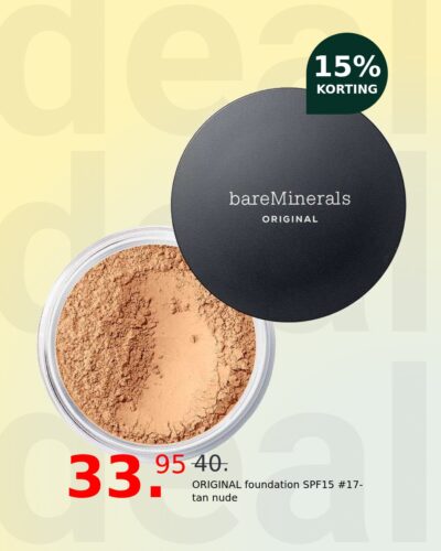 ORIGINAL foundation SPF15 #17-tan nude