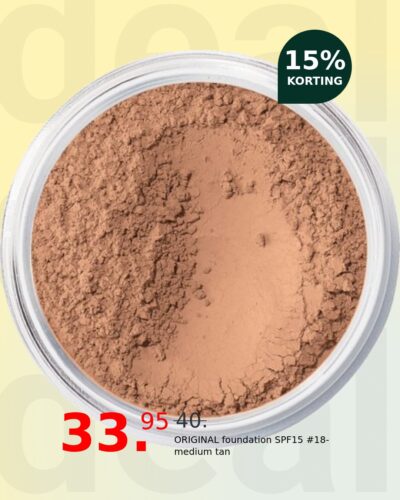 ORIGINAL foundation SPF15 #18-medium tan