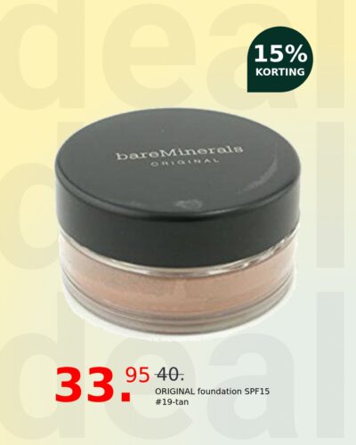 ORIGINAL foundation SPF15 #19-tan