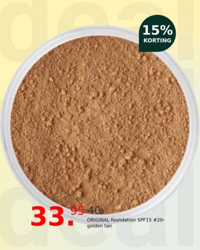 ORIGINAL foundation SPF15 #20-golden tan