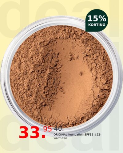 ORIGINAL foundation SPF15 #22-warm tan