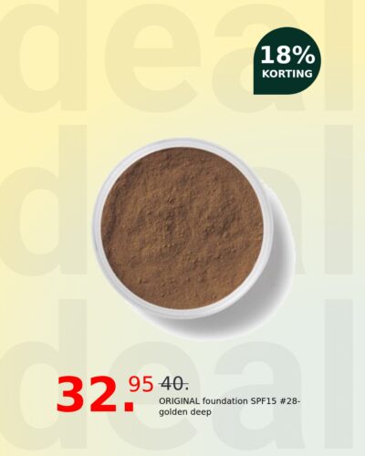 ORIGINAL foundation SPF15 #28-golden deep