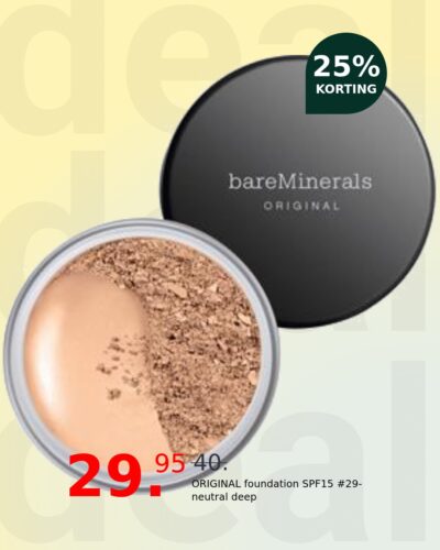 ORIGINAL foundation SPF15 #29-neutral deep