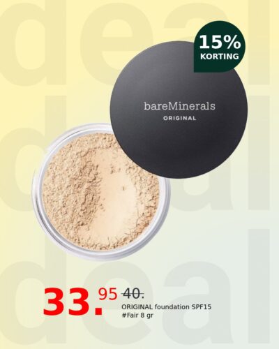 ORIGINAL foundation SPF15 #Fair 8 gr