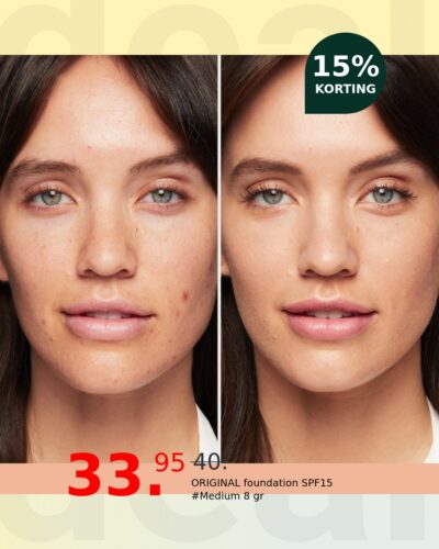 ORIGINAL foundation SPF15 #Medium 8 gr
