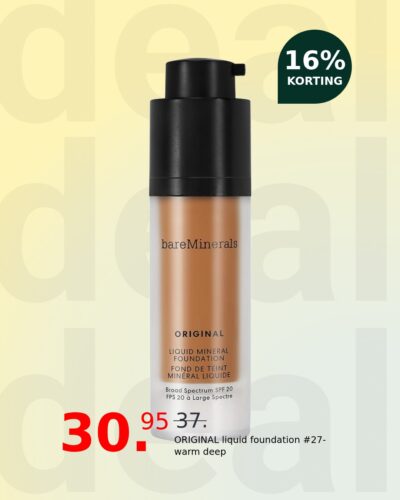 ORIGINAL liquid foundation #27-warm deep