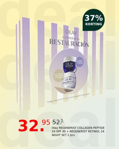 Olay REGENERIST COLLAGEN PEPTIDE 24 SPF 30 + REGENERIST RETINOL 24 NIGHT SET 2 pcs