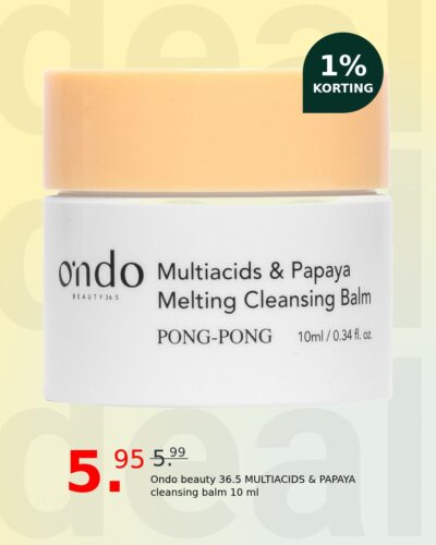 Ondo beauty 36.5 MULTIACIDS & PAPAYA cleansing balm 10 ml