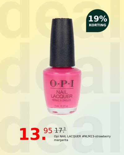 Opi NAIL LACQUER #NLM23-strawberry margarita