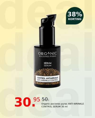 Orgạnic pociones puras ANTI-WRINKLE CONTROL SERUM 30 ml