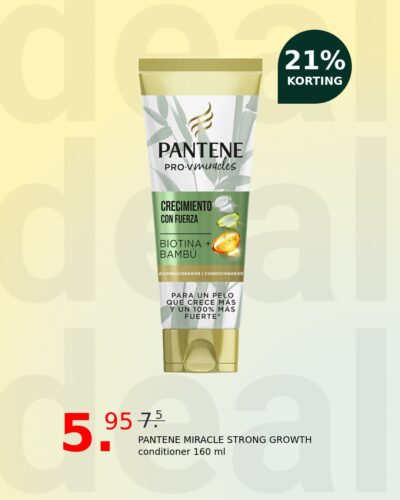 PANTENE MIRACLE STRONG GROWTH conditioner 160 ml