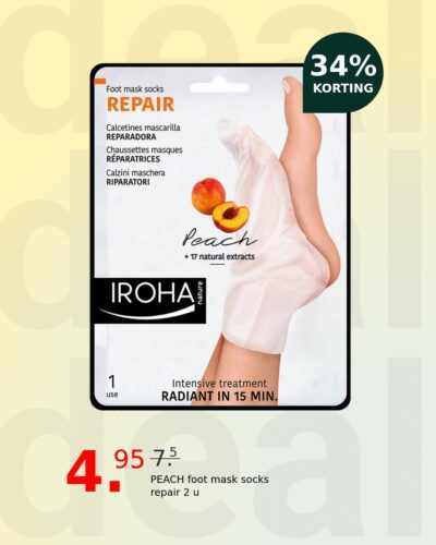 PEACH foot mask socks repair 2 u