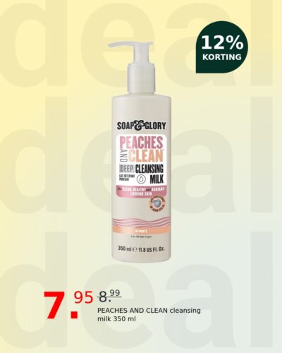 PEACHES AND CLEAN cleansing milk 350 ml