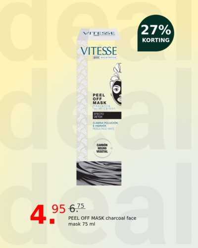 PEEL OFF MASK charcoal face mask 75 ml