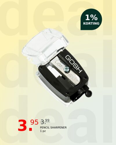 PENCIL SHARPENER 1 pz