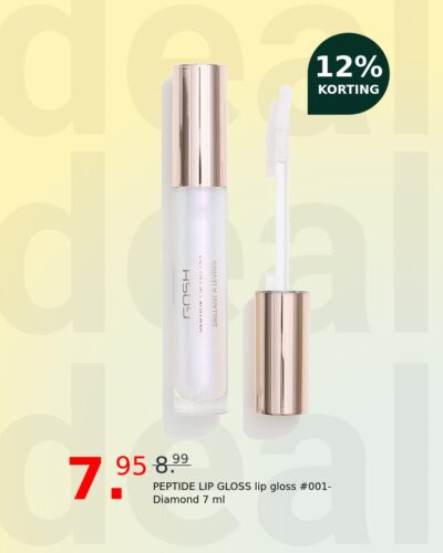 PEPTIDE LIP GLOSS lip gloss #001-Diamond 7 ml