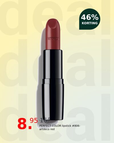 PERFECT COLOR lipstick #806-artdeco red