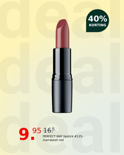 PERFECT MAT lipstick #125-marrakesh red