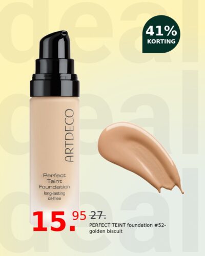 PERFECT TEINT foundation #52-golden biscuit