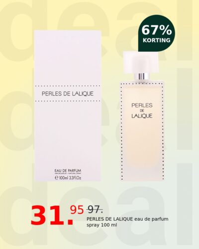 PERLES DE LALIQUE eau de parfum spray 100 ml