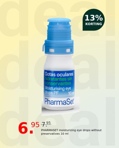 PHARMASET moisturizing eye drops without preservatives 10 ml