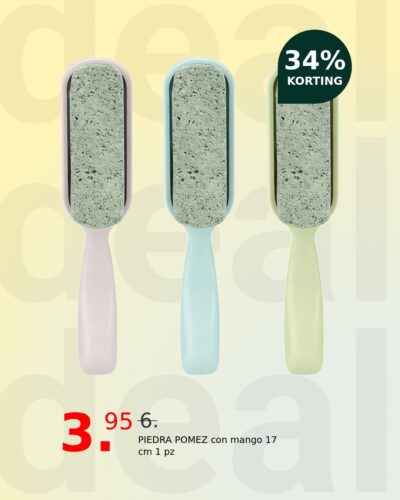 PIEDRA POMEZ con mango 17 cm 1 pz