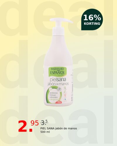 PIEL SANA jabón de manos 500 ml