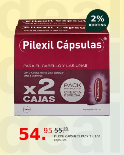 PILEXIL CAPSULES PACK 2 x 100 capsules