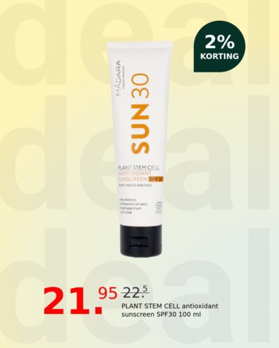 PLANT STEM CELL antioxidant sunscreen SPF30 100 ml